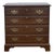 Late 20th Century Solid Cherry Chippendale Bachelors Chest For Sale