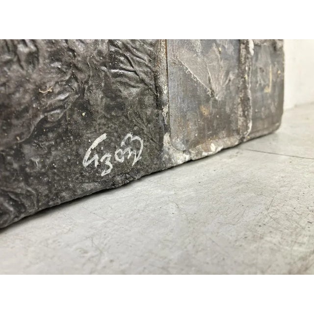 Large Brutalist Wall Sculpture, 2000s For Sale - Image 4 of 10
