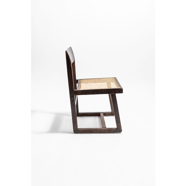 Wood Box Chair by Pierre Jeanneret, 1960s For Sale - Image 7 of 10