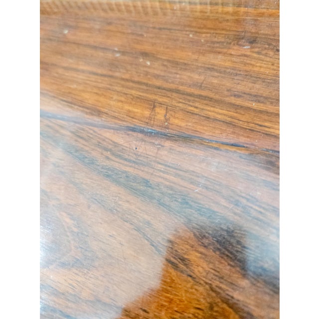 19th Century English Regency Rosewood Etagere Shelf With Gallery For Sale - Image 14 of 18