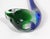 1970s Murano Blue & Green Art Glass Swan Sculpture, Italy For Sale - Image 12 of 12