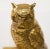 Vintage Cast Brass Owl Figurine Sculpture Bookends Mid-Century Modern 1950's For Sale - Image 9 of 13