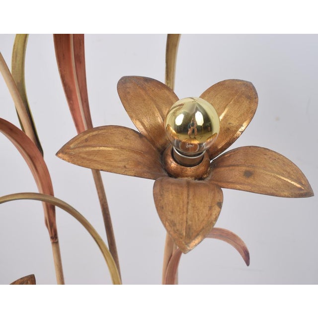 Vintage Flower Floor Light, 1970s For Sale - Image 10 of 16