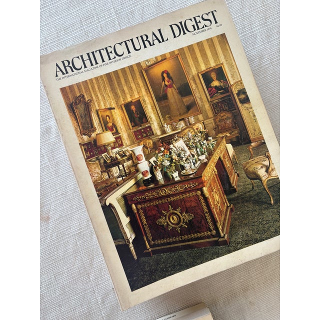 Vintage Architectural Digest Magazine Collection From the Estate of the Heiress to Macy’s For Sale - Image 14 of 16