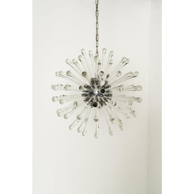 Sputnik Murano Glass Drops Chandelier, Italy, 1960s For Sale - Image 16 of 16