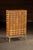 Massive Vintage 72-Drawer Oak Library Card Catalog on Steel Base For Sale - Image 4 of 12