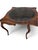 Wood 19th Century French Gabriel Legs Rosewood Inside Black Leather Game Table/Console Table. For Sale - Image 7 of 17