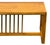 Solid Wood Light Brown Minimalistic Low Bench Coffee Table For Sale - Image 9 of 13