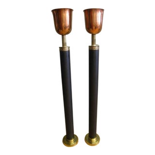 Vintage Art Deco Torcheres - A Pair For Sale