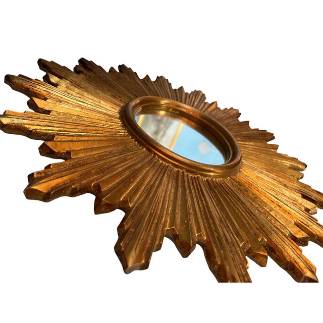 19th Century French Starburst Mirror For Sale - Image 5 of 5