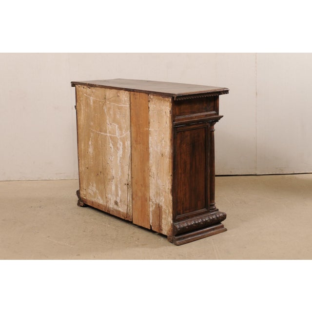 Early 19th C. Cabinet W/ Pilaster Side Posts For Sale - Image 4 of 11
