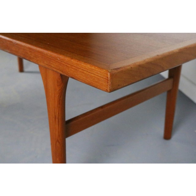 1970s BOLD Danish Modern Coffee Table Attributed to Johannes Andersen For Sale - Image 5 of 6