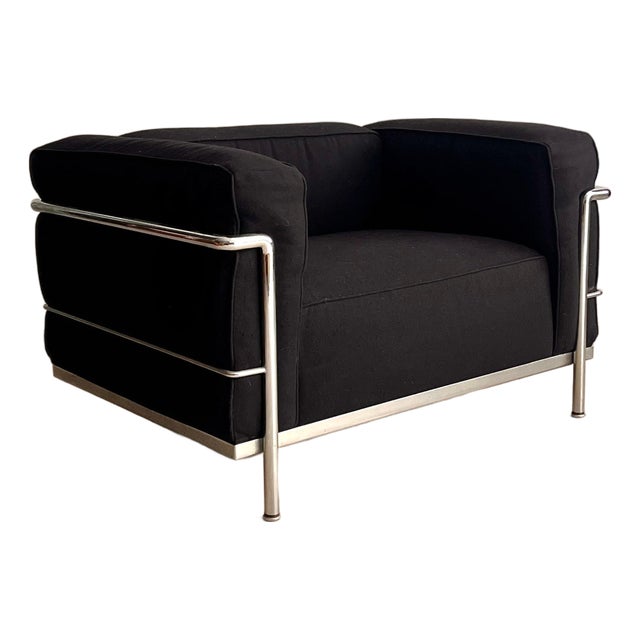 LC3 Armchair by Le Corbusier, Jeanneret & Perriand for Cassina, 1970s For Sale
