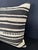 Contemporary Turkish Hemp Pillow Cushion Natural Beige Black Cushion Cover 20x20 For Sale - Image 3 of 4