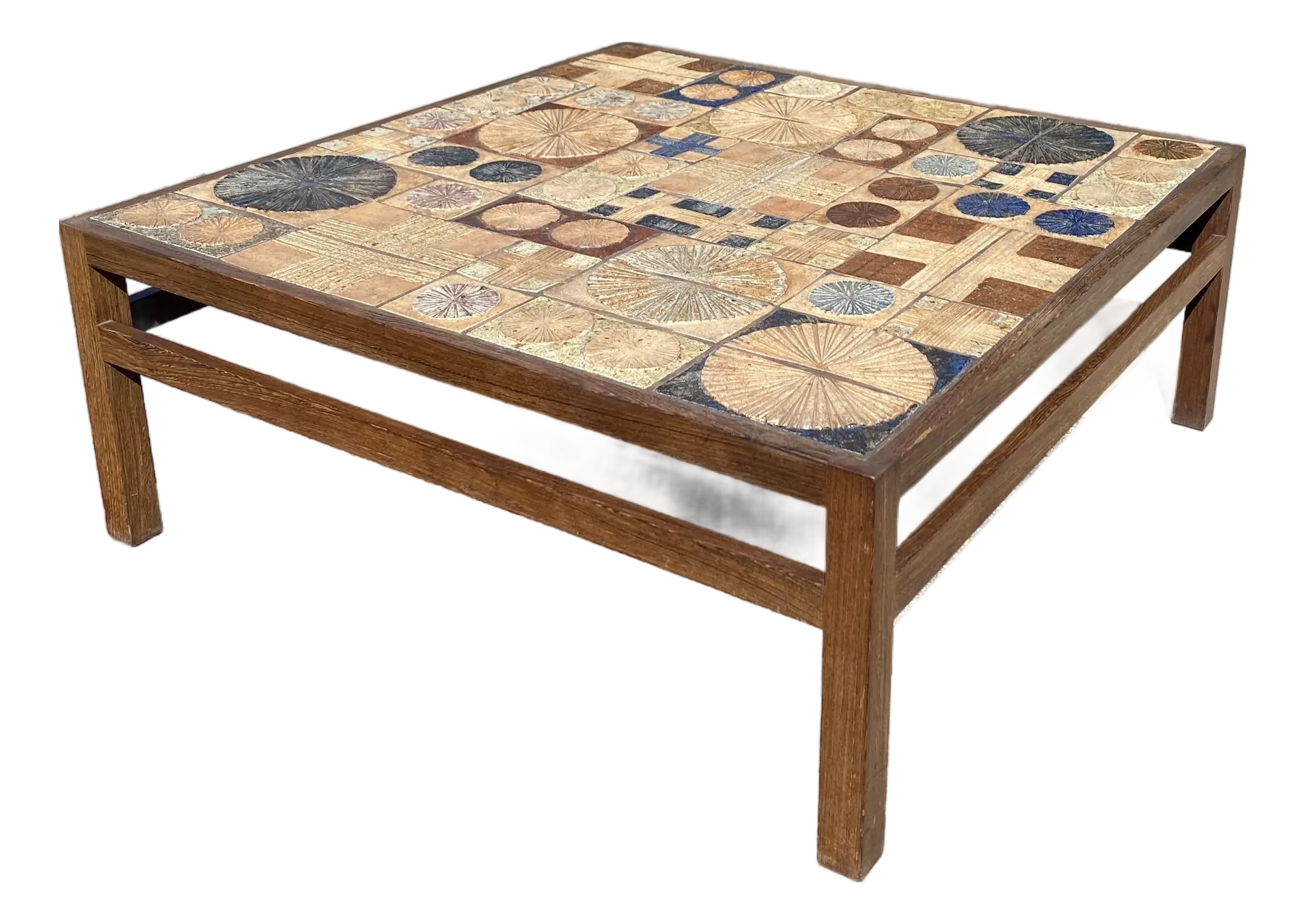 ジャグ tue poulsen 1970s Tue Poulsen Tile Top Coffee Table in Rosewood Case Frame