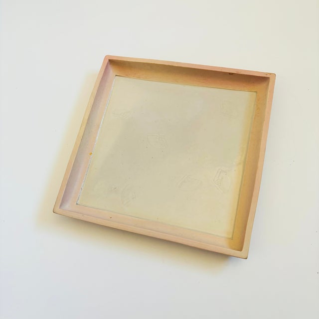 Contemporary Kazuo Takiguchi Pottery Square Plate For Sale - Image 3 of 12