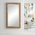 Perfect Addition To Any Coastal Cottage, This Oversized Mirror Features Overlapped Slabs Of Solid Fir Wood Creating An...