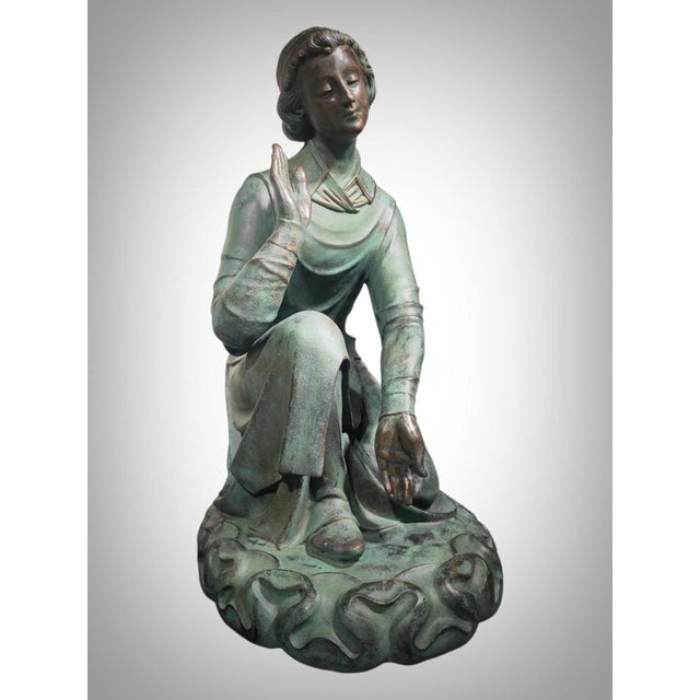 Mid 18th Century French Artist, Angels, 1750, Bronzes, Set of 2 For Sale - Image 5 of 18