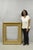 Vintage Large 42x36 French Louis XV Style Gold Gilt Wall Art Picture Frame. Circa Early 21st Century. Measurements: 42.5"...
