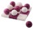 Magenta/White Italian Alabaster Marble Tic-Tac-Toe For Sale