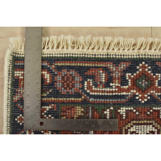 Textile Heriz Rug 2′ X 3’1” Ivory Wool Traditional Hand-Knotted Oriental Carpet For Sale - Image 7 of 7