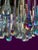 Murano, Venini & Co. Vintage Lady Victoria Chandelier With Iridescent Murano Glass Drop, Set of 2 For Sale - Image 4 of 9
