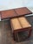 Antique 1939 Asian Theme Coffee Table Mahogany Swivel Top Game Table For Sale - Image 9 of 10
