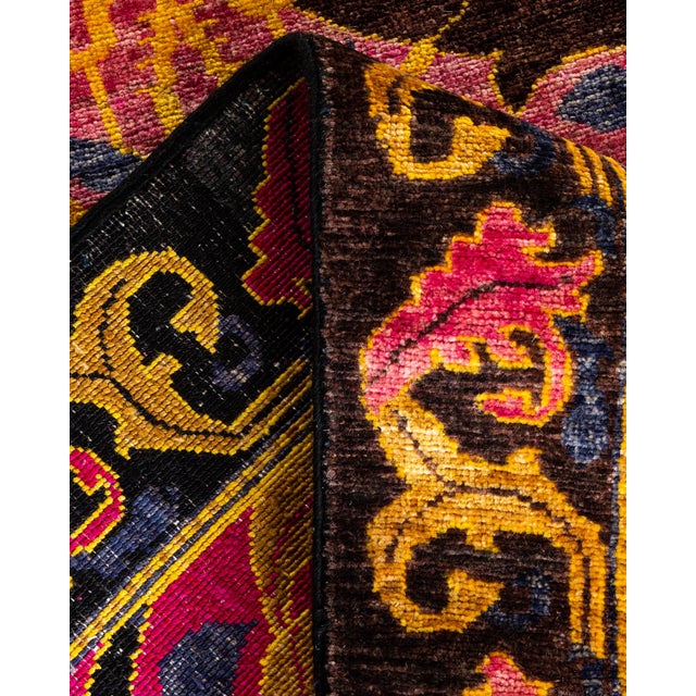 Arts & Crafts, One-of-a-Kind Hand-Knotted Runner Rug - Multi, 2' 7" x 10' 2" For Sale In New York - Image 6 of 8
