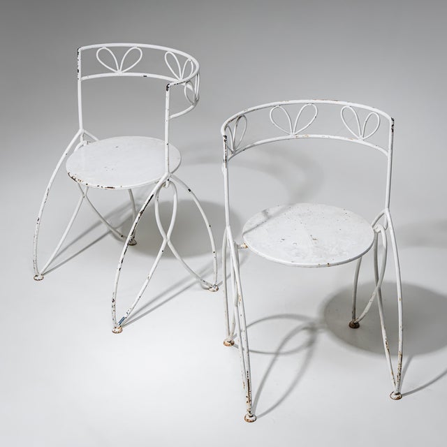 Vintage Italian Lawn Chairs, 1950s, Set of 6 For Sale - Image 9 of 15