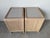 1980s Vintage Coastal Rattan & Leather Top One-Drawer Nightstands – A Pair For Sale - Image 5 of 12