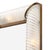 Metal Impressive Venetian Glass and Brass Mirror With Lighting, Murano, Italy For Sale - Image 7 of 9