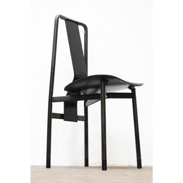 Metal Irma Chairs by Achille Castiglioni for Zanotta, Italy, 1979, Set of 4 For Sale - Image 7 of 16