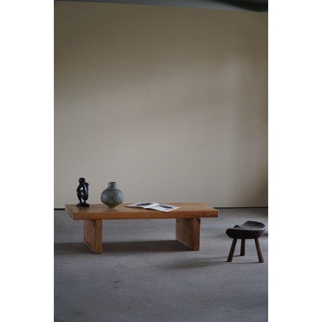 Swedish Modern Model Bambse Pine Bench attributed to Roland Wilhelmsson, 1973 For Sale - Image 6 of 14