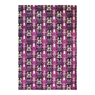 Modern, Hand-Knotted Area Rug - Purple, 10' 0" x 14' 3" For Sale