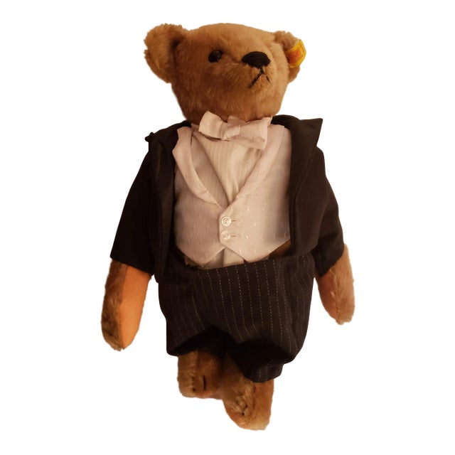 Late 20th Century Steiff Collectible Teddy Bear-Groom For Sale