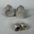 Antique Early 20th Century Set of Salt, Pepper, and Dispensers in Sterling Silver, Set of 2 For Sale - Image 5 of 11