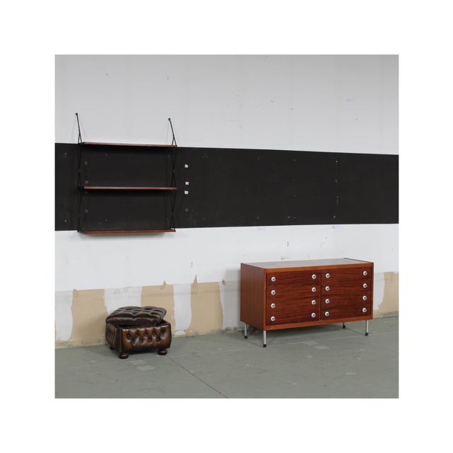 Vintage Italian Hanging Bookcase, 1960s For Sale - Image 8 of 15