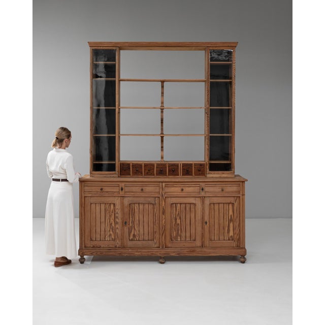 1900s French Wooden Display Cabinet & Shelves For Sale - Image 18 of 18