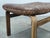 Brown Leather Ottoman attributed to Ingmar Relling for Westnofa, Norway, 1960s For Sale - Image 8 of 12