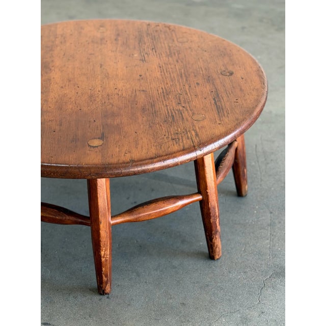 1940s 1940s Rustic Monterey Coffee Table For Sale - Image 5 of 18