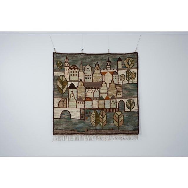 Large Architectural Kilim Tapestry by Piotr Grabowski, 1970s For Sale - Image 10 of 10