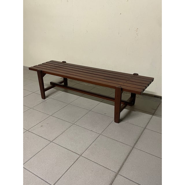 Vintage Danish Teak Bench, 1960s For Sale - Image 18 of 18