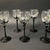 Glass Vintage French Hand-Decorated Glasses, 1950s, Set of 6 For Sale - Image 7 of 13