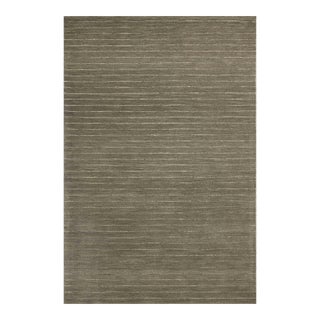 Chris Loves Julia x Loloi Henry Olive / Ivory 7'-9" x 9'-9" Area Rug For Sale