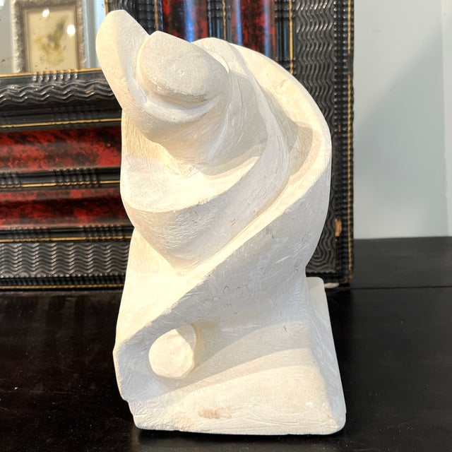Mid 20th Century Mid 20th Century Mid-Century European Contemporary Antique Stone Sculpture For Sale - Image 5 of 5