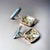 1910s Edwardian Square Diamond Cufflinks, 1910, Set of 2 For Sale - Image 5 of 11