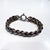 Mid-Century Modern Midcentury Modern Braided Silver Link Bracelet For Sale - Image 3 of 9