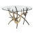 Silas Seandel Cut Steel and Bronze "Ortega" Dining Table For Sale