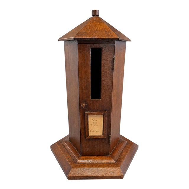 English George v Period Mahogany Post Office Box Model, Circa 1890 For Sale