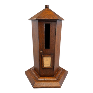 English George v Period Mahogany Post Office Box Model, Circa 1890